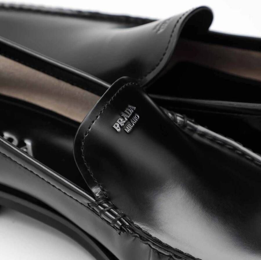 Prada Zwarte Sandalen May Issue Moccasin