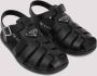 Prada Zwarte Sandalen Met Uitsparingen Black Heren - Thumbnail 3