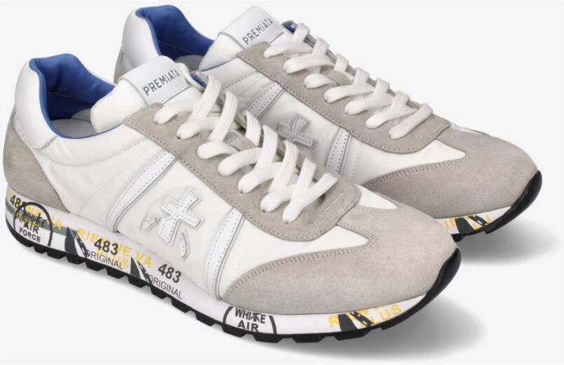 Premiata 206E Hybride Leren en Suède Sneakers Meerkleurig Heren