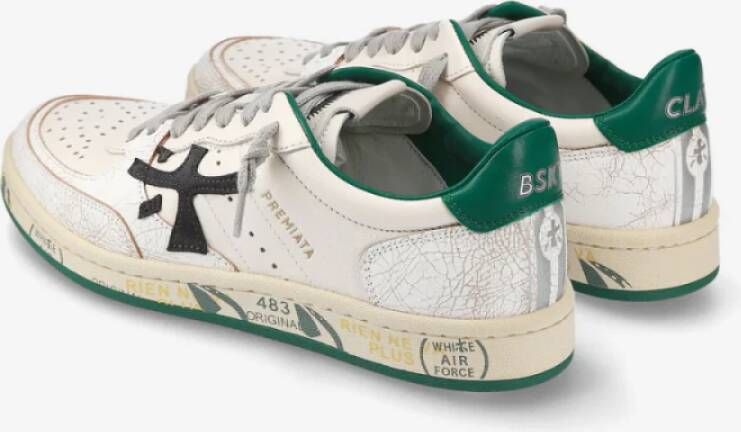 Premiata Basket Clayd 6778 Stijlvolle Sneakers White Dames