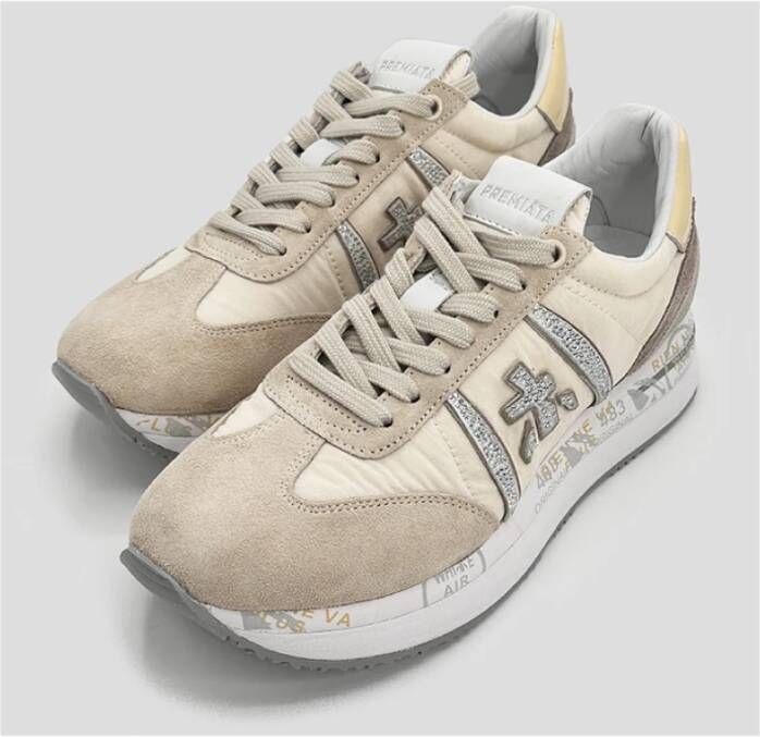 Premiata Beige Conny Sneaker voor Vrouwen Multicolor Dames