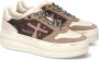 Premiata Beige Glitter Sneakers met Leren Hak Multicolor Dames - Thumbnail 3