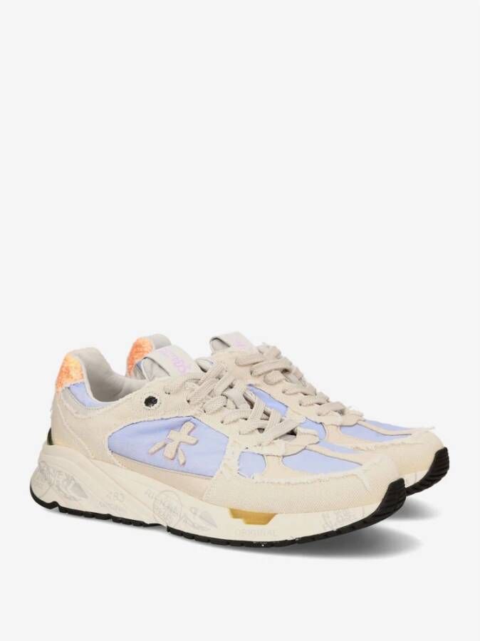 Premiata Beige Leren Sneakers Multicolor Dames