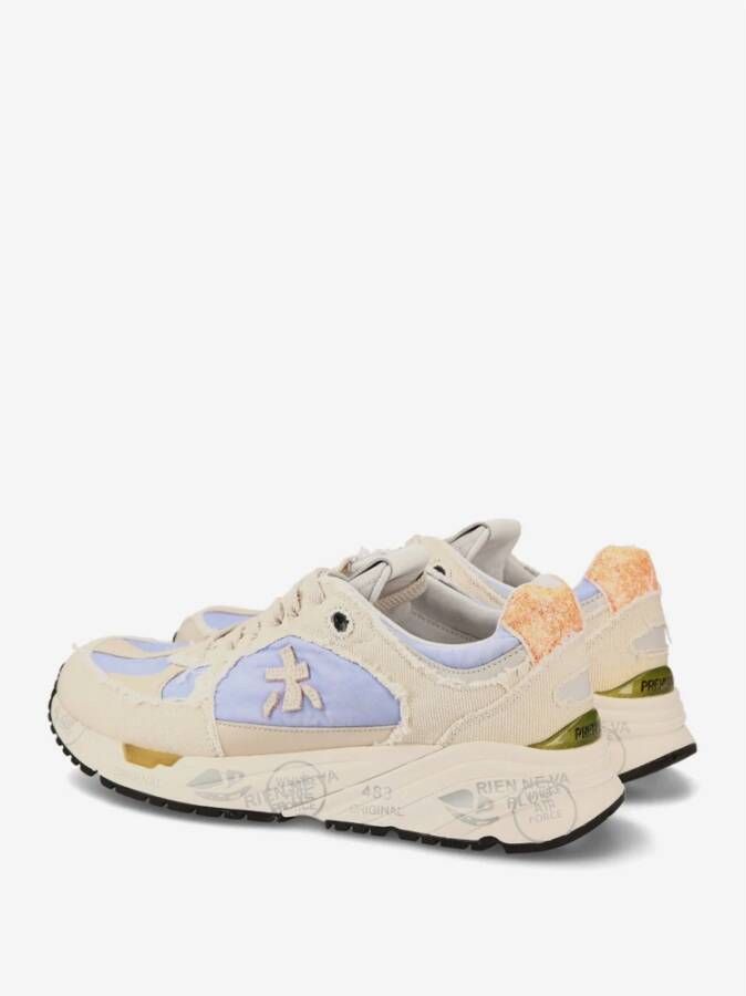 Premiata Beige Leren Sneakers Multicolor Dames