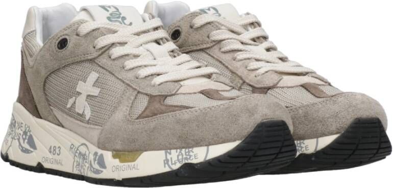 Premiata Beige Retro Sneakers Beige Heren