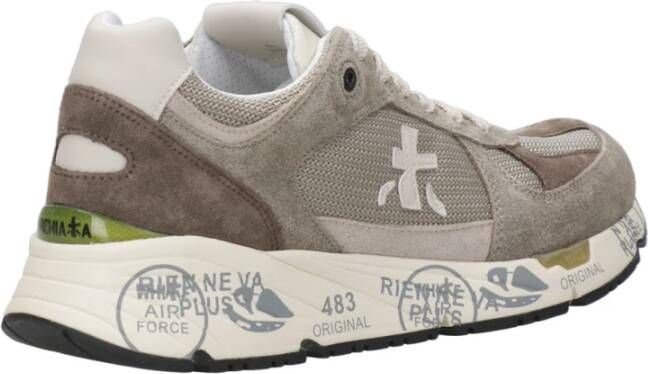 Premiata Beige Retro Sneakers Beige Heren