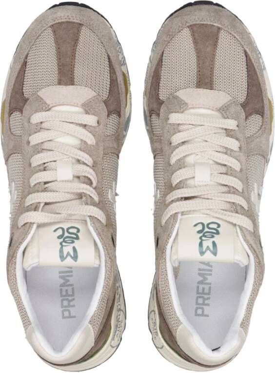 Premiata Beige Retro Sneakers Beige Heren