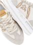 Premiata Leren Sneakers Beige Brons Platform - Thumbnail 4