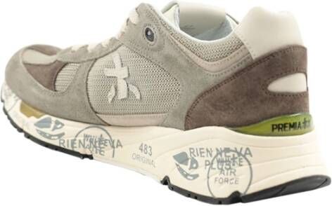 Premiata Beige Sneakers met Ergonomische Zool Multicolor Heren