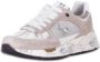 Premiata Beige Sneakers met Logo Detail Beige Dames - Thumbnail 6