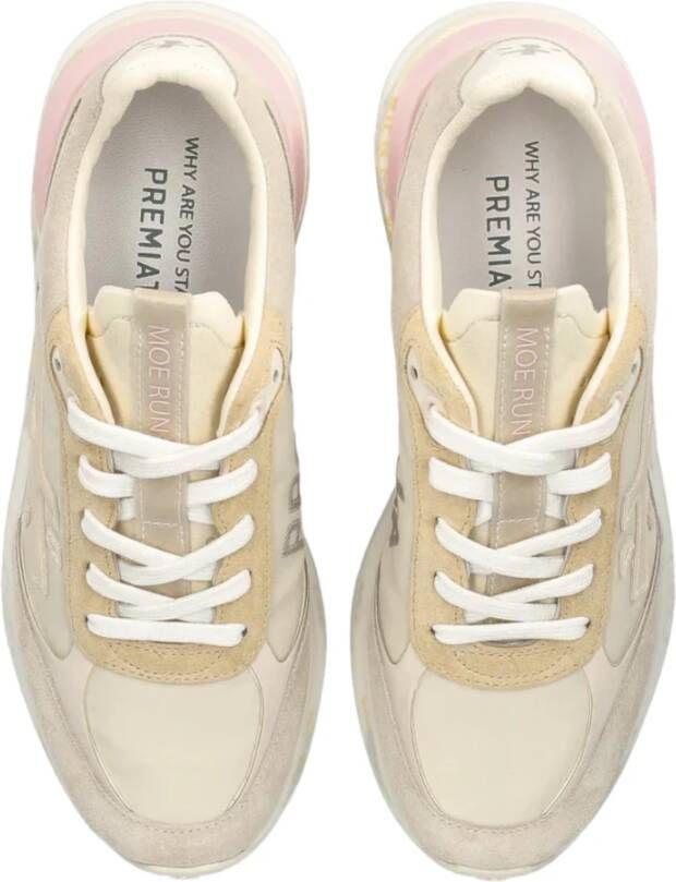 Premiata Stijlvolle Beige Sneakers Multicolor Dames