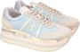 Premiata Beige Leren Sneakers Multicolor Dames - Thumbnail 8