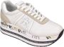 Premiata Beth Sneakers van Suède en Stof Multicolor Dames - Thumbnail 4
