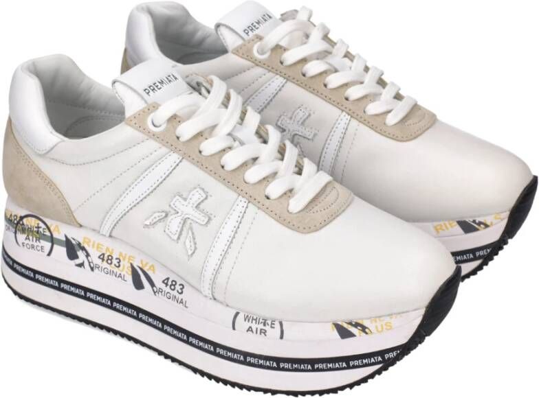 Premiata Beige Sneakers Multicolor Dames
