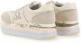 Premiata Suede Logo Sneakers Reguliere Pasvorm Rubberen Zool Beige Dames - Thumbnail 11