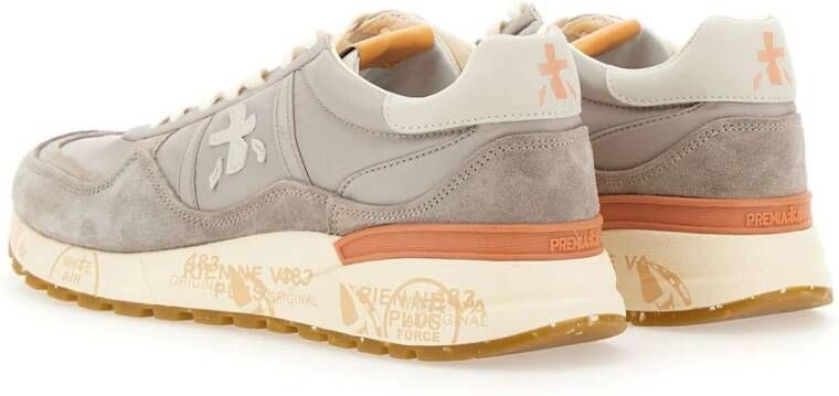 Premiata Stijlvolle Beige Sneakers voor Mannen Multicolor Heren