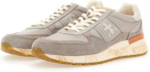 Premiata Stijlvolle Beige Sneakers voor Mannen Multicolor Heren