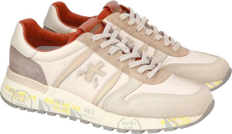 Premiata Beige Sneakers voor Mannen en Vrouwen Beige Heren
