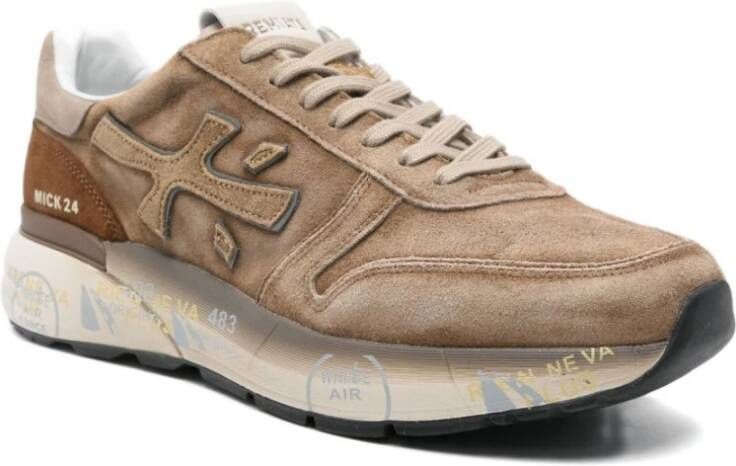 Premiata Beige Sneakers voor Moderne Levensstijl