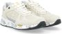 Premiata Beige Suède en Technische Stof Sneaker Multicolor Heren - Thumbnail 2