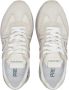 Premiata Suede Logo Sneakers Reguliere Pasvorm Rubberen Zool Beige Dames - Thumbnail 15