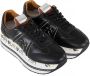 Premiata Zwarte lage sneakers voor vrouwen Black Dames - Thumbnail 3