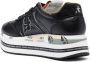 Premiata Zwarte lage sneakers voor vrouwen Black Dames - Thumbnail 6