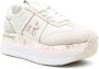 Premiata Hoge Top Sneakers in Wit Nylon en Suède White Dames - Thumbnail 2