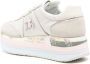 Premiata Hoge Top Sneakers in Wit Nylon en Suède White Dames - Thumbnail 4