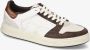 Premiata Bi-Color Wit Bruin Leren Sneakers White Heren - Thumbnail 2