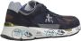 Premiata Blauwe Leren Sneakers met Suede en Nylon Inzetstukken Blue Heren - Thumbnail 4
