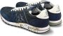 Premiata Blauwe Geperforeerde Suède Eric Sneakers Blue Heren - Thumbnail 4