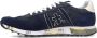 Premiata Blauwe Geperforeerde Suède Eric Sneakers Blue Heren - Thumbnail 5