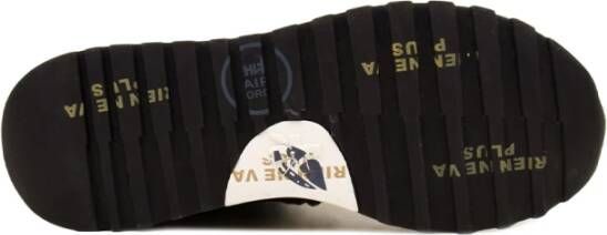 Premiata Blauwe Lage Top Sneakers Stijlvol Comfort