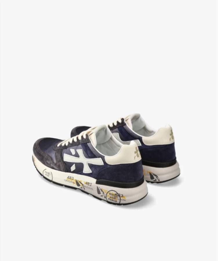 Premiata Blauwe Mick Sneakers Casual Stijl