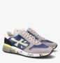 Premiata Blauwe Mick Sneakers met Gekleurde Details Multicolor Heren - Thumbnail 3