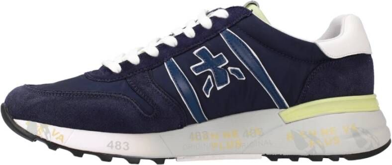 Premiata Blauwe Sneakers Blue Heren