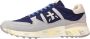 Premiata Blauwe Mesh en Suède Sneakers Blue Heren - Thumbnail 28
