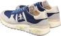 Premiata Blauwe Mesh en Suède Sneakers Blue Heren - Thumbnail 30