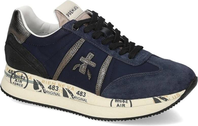 Premiata Conny Sneakers Blue Dames