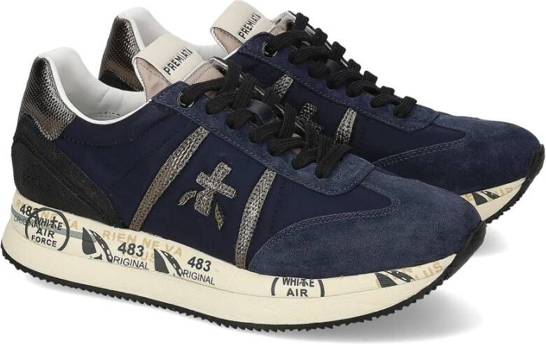 Premiata Conny Sneakers Blue Dames