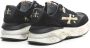 Premiata Blauwe Sneakers met Suède Details - Thumbnail 4