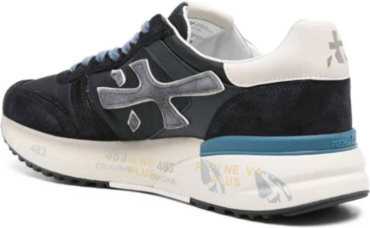 Premiata Blauwe Sneakers voor Stijlvolle Casual Kleding