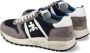 Premiata Blauwe Suède Sneakers met Leren Inzetstukken - Thumbnail 6