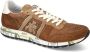 Premiata Bruine Geperforeerde Suède Sneakers Eric Brown Heren - Thumbnail 2