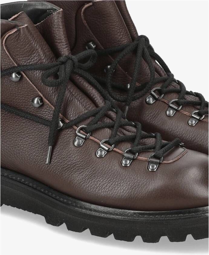 Premiata Bruine Leren Laarzen