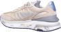 Premiata Beige Mesh Sneakers met Gouden Logo Beige Dames - Thumbnail 9