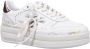 Premiata Witte Leren Sneakers Logo Zijkant Achterkant White Dames - Thumbnail 4