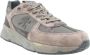 Premiata Vintage Stijl Sneakers met Vet Mase Schrift Brown Heren - Thumbnail 21