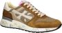 Premiata Bruine Leren Sneakers Multicolor Heren - Thumbnail 2